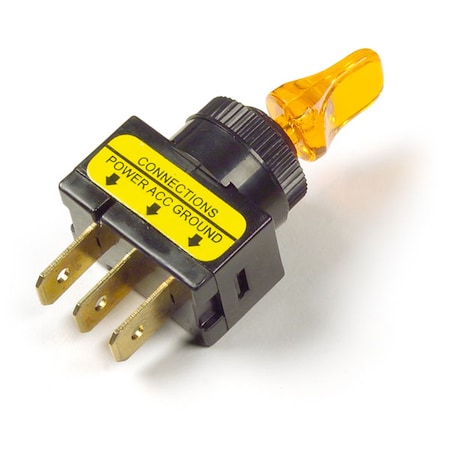 Toggle Switch, On/Off, D/Bill, Amber, 20A MPN:82-1910