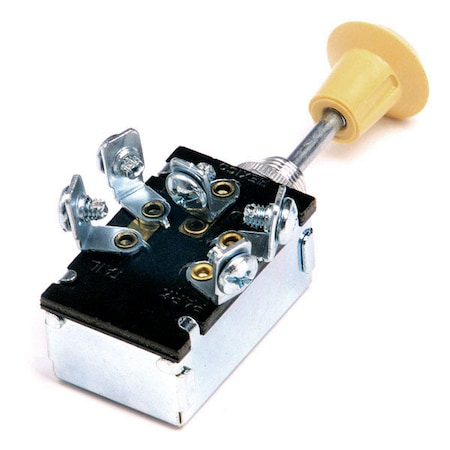 Switch, Push/Pull, 5 Screw, On/Off/On, 15A MPN:82-2107