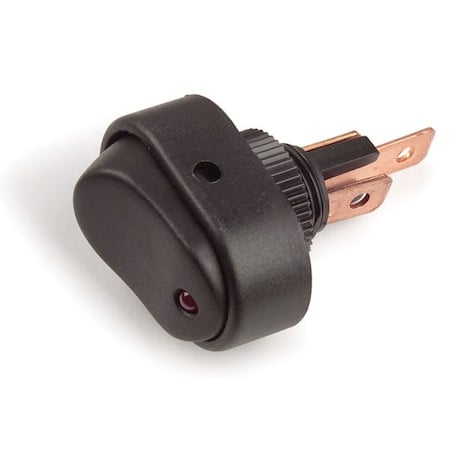 Rocker Switch, 3 Blade, Red, 30A, 1/2