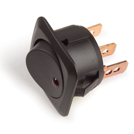 Rocker Switch, 3 Blade, Blue, 30A, 1/2