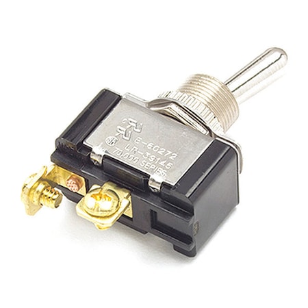 Switch Toggle, 20 Amp, On/Off, SPST, MPN:82-2221