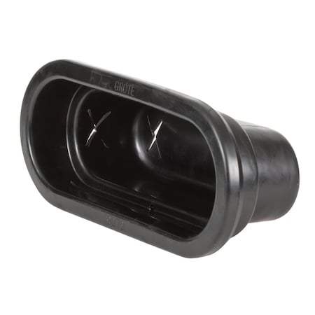 Grommet, Round, Black, PVC, Style 1 MPN:92720