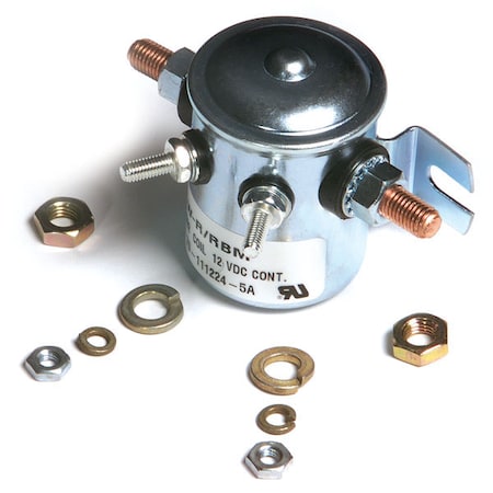 Solenoid, Continous Duty, 4 Term, 100A, 12V MPN:82-0307