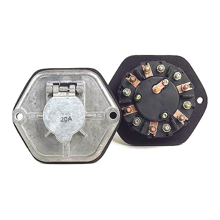 Socket, No Circuit/Breakers, 7-Pole MPN:82-0853