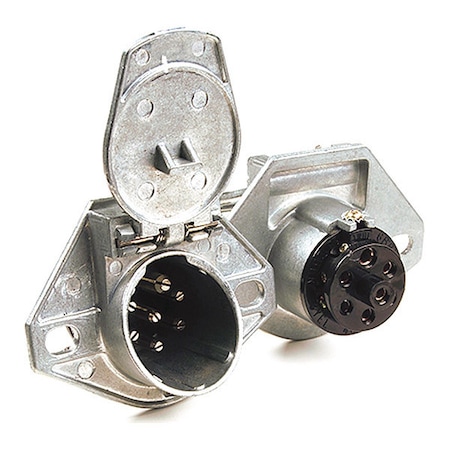 Socket, Split-Pin, Die-Cast, 7 Pole MPN:82-1002