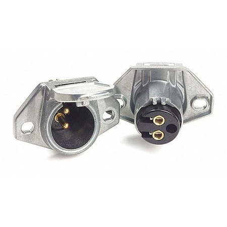 Trailer Socket, 2 Pole, Vertical Pin MPN:82-1041V