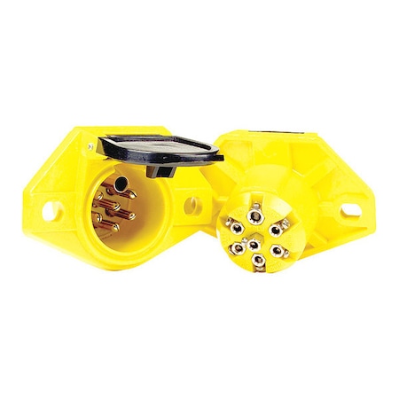 Socket, ISO, Split Pin, Nylon, 7-Pole MPN:82-1043