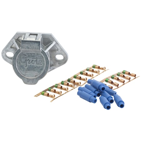Trailer Receptacle, 3-15/16 In MPN:87270