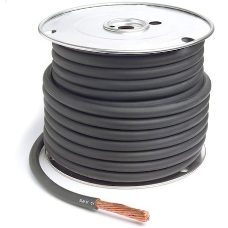 Welding Cable, Black, 3/0Ga, 100 ft. Spool MPN:82-5742