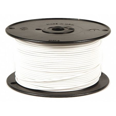 Primary Wire, GPT, 20 AWG, 1C C, White, PVC, Stranded, 60V, 100 ft. MPN:87-2015