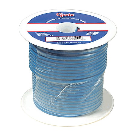 Primary Wire, GPT, 20 AWG, Copper, Blue, PVC Jacket, Stranded MPN:87-2017