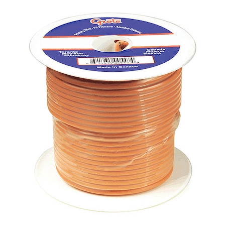 Primary Wire, GPT, 14 AWG, Copper, Orange, PVC Jacket, Stranded MPN:87-7012