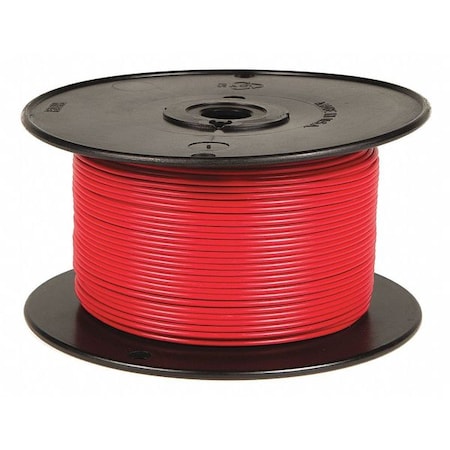 Primary Wire, GPT, 14 AWG, 1C C, Red, PVC, Stranded, 60V, 500 ft. MPN:87-7500