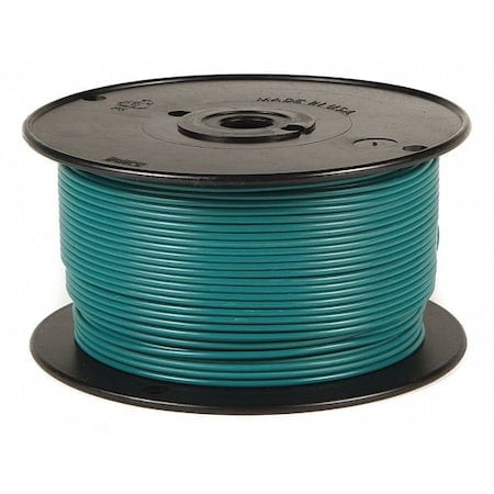 Primary Wire, GPT, 14 AWG, 1C C, Green, PVC, Stranded, 60V, 500 ft. MPN:87-7506