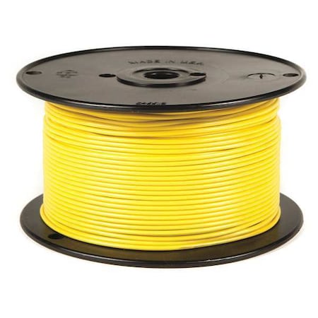 Primary Wire, GPT, 14 AWG, 1C C, Yellow, PVC, Stranded, 60V, 500 ft. MPN:87-7511