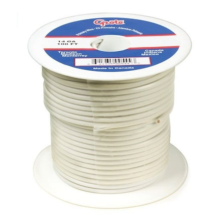 Primary Wire, GPT, 18 AWG, Copper, Gray, PVC Jacket, Stranded MPN:87-9003