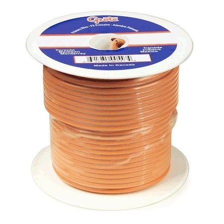 Primary Wire, GPT, 16 AWG, Copper, Orange, PVC Jacket, Stranded MPN:88-8012