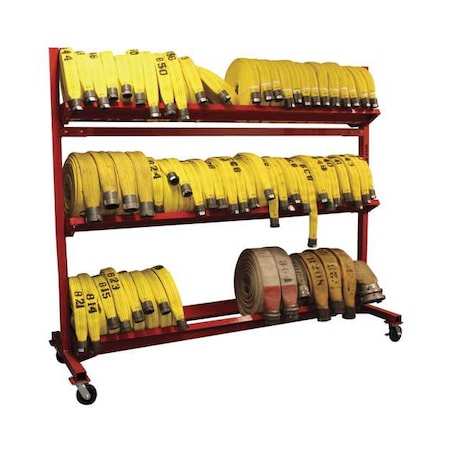 Fire Hose Rack, Steel, 3000 ft. MPN:HC-96-3T