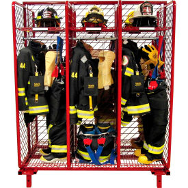 Red Rack™ Gear Storage Rack Locker 12 Sections 75-1/4