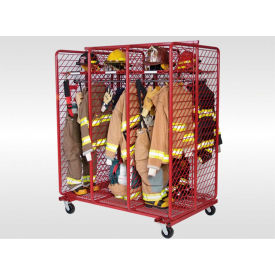 Red Rack™ Mobile Storage Rack Locker 12 Sections 63-1/4