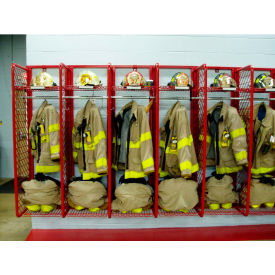 Red Rack™ Wall Mount Locker 4 Sections 84