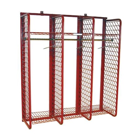 Red Rack, Red, 20 in D, 72 in H MPN:RRWM-3/20