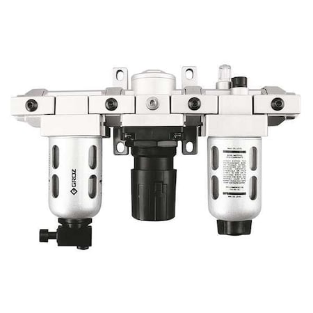 Filter/Regulator/Lubricator, 1/4In, 18cfm MPN:7DX44