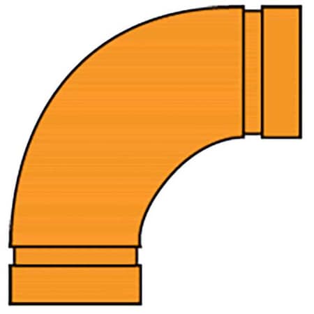 Ductile Iron, 90 Elbow, 3 in x 3 in MPN:0390039121