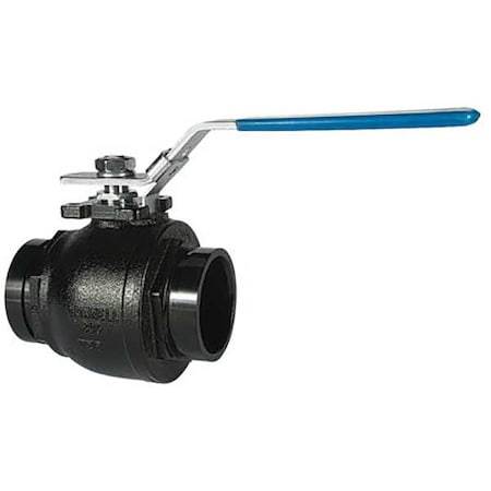 Manual 2-Way Ball Valve, Grooved, Iron MPN:1330026170