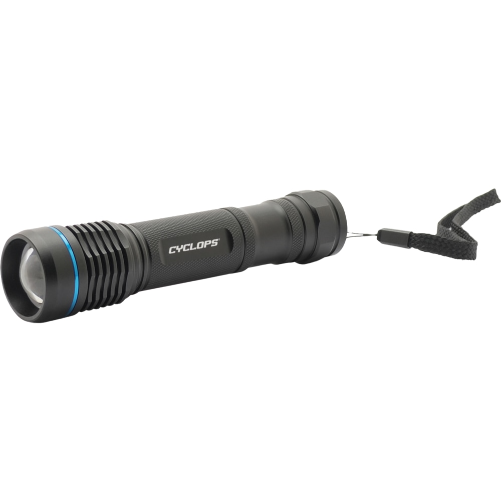 Cyclops Steropes 6W 700-Lumen Rechargeable LED Flashlight, Black MPN:CYC-FLS700