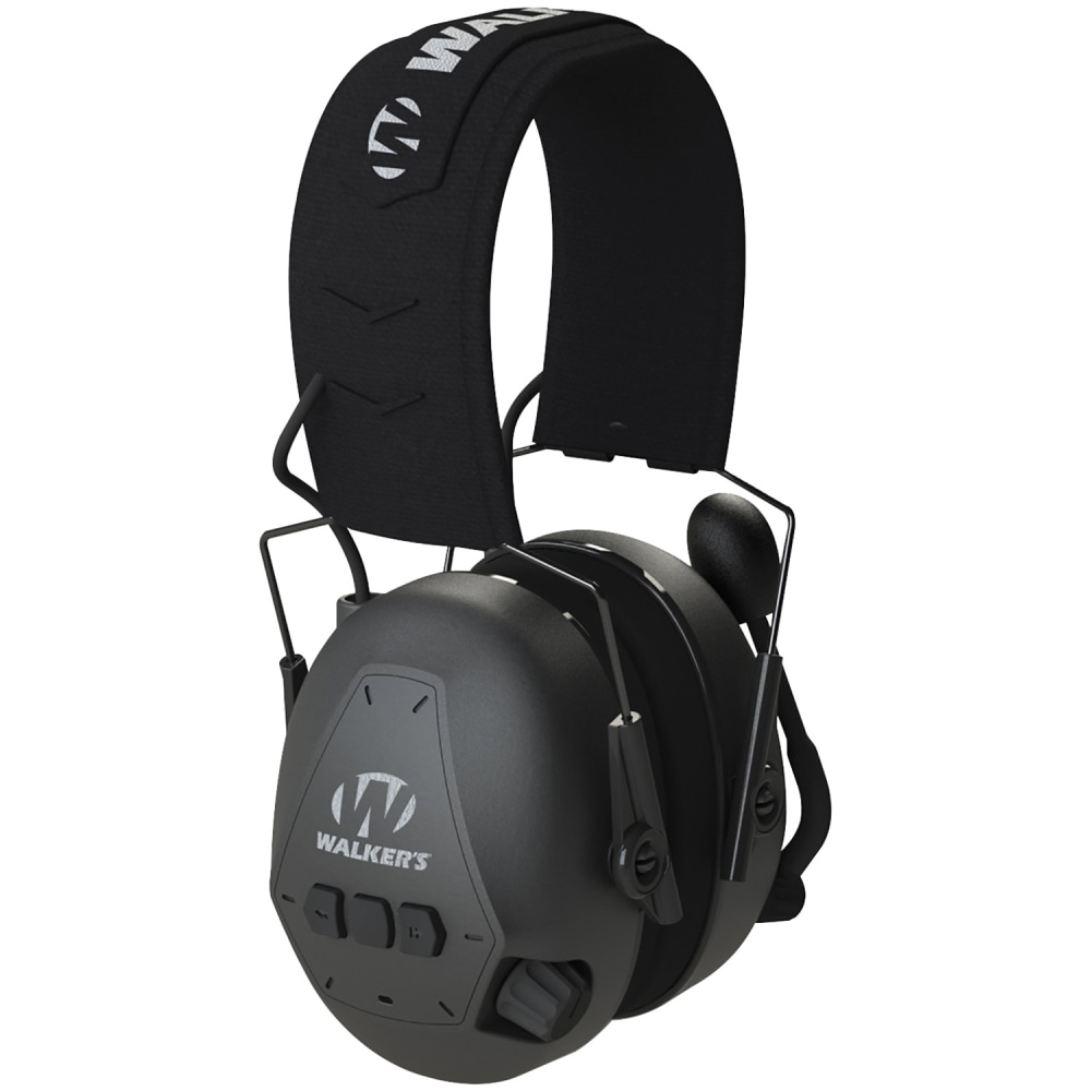 Walkers Game Ear Passive Muff With Bluetooth, 4-11/16in x 5-7/16in x 3-1/16in, Black MPN:GWP-BTPAS