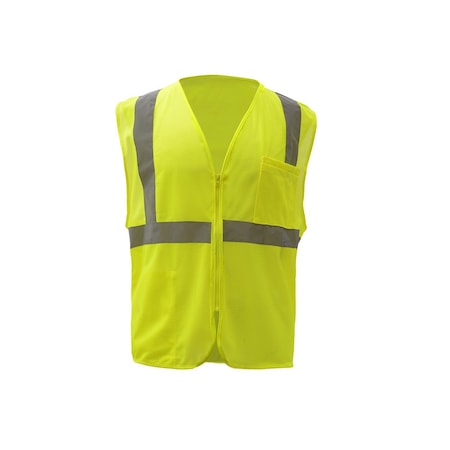 Standard Class 2 Mesh Zipper Safety Vest MPN:1001-MD
