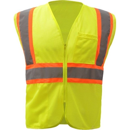 Standard Class 2 Two Tone Mesh Zipper MPN:1006-2XL