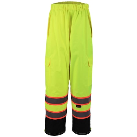 Hi-Vis Long Sleeve T-Shirt, 100% Polyester Birdseye, Lime, 2XLT MPN:5113-TALL 2XL