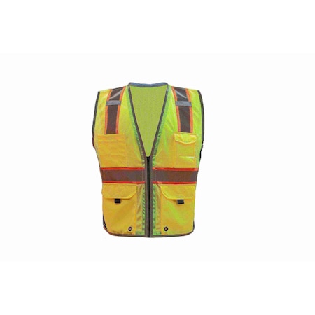 Hi-Vis Long Sleeve T-Shirt, 100% Polyester Birdseye, Orange, X MPN:5114-XL