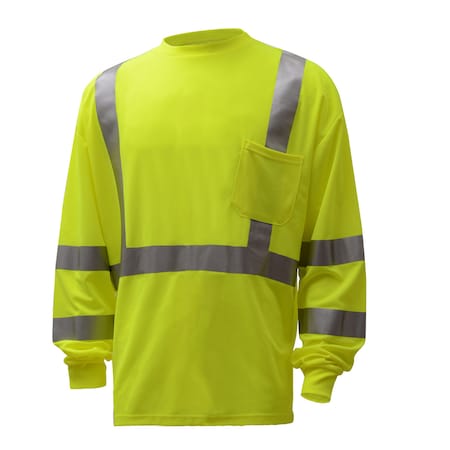 Short Sleeve Shirt with Reflective Tape (Non ANSI), 100% Polyester Birdseye, Red, 4XL MPN:5124-4XL