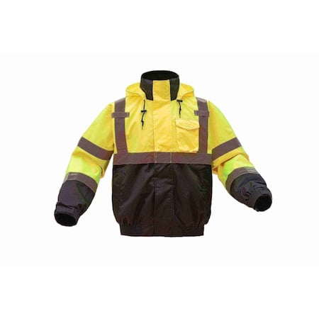 Hi-Vis Short Sleeve Safety Shirt, 100% Polyester Birdseye, Lime, LT MPN:5501-TALL XL