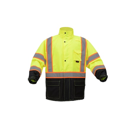 Hi-Vis Short Sleeve Safety Shirt, 100% Polyester Birdseye, Orange, LT MPN:5502-TALL LG