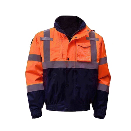 Hi-Vis Hoodie Sweatshirt, 100% Polyester Fleece, Lime, M MPN:7001-MD