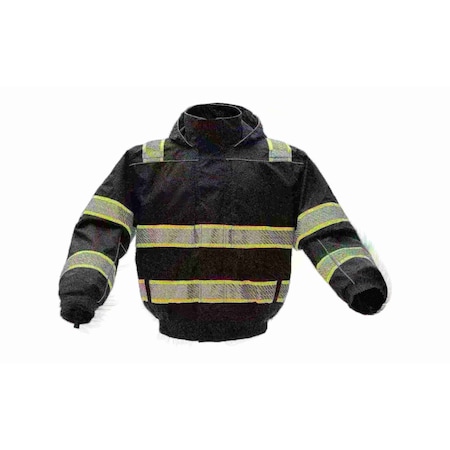 Hi-Vis Two Tone Hoodie Sweatshirt, 100% Polyester Fleece, Lime, 5XL MPN:7005-5XL