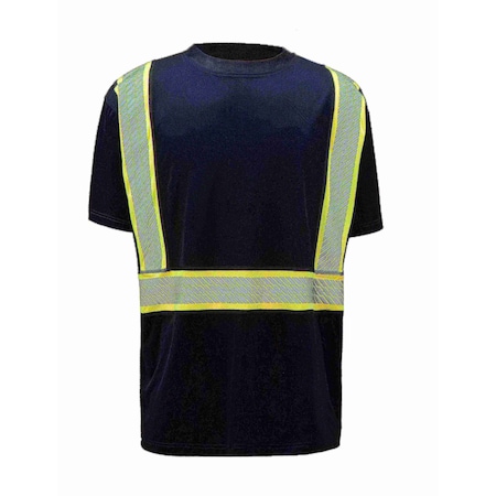 Hi-Vis Bomber Jacket, PU Coated Shell, Class 3 Orange/Black, 3XL MPN:8002-3XL