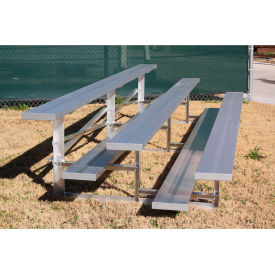 Standard Series 3 Row Aluminum Bleacher 12' Long Single Footboard NB-0312ASTD