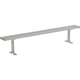8' Aluminum Park Bench Backless Portable BE-DE00800