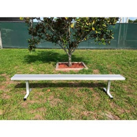 12' Aluminum Team Bench Backless Portable BE-DI01200