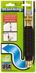 For 1-1/2 to 3 Inch Pipe, 6-3/8 Inch Cable Length, Handheld, Manual and Hand Drain Cleaner MPN:186