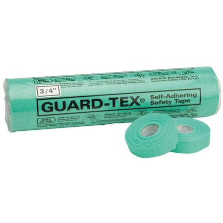 Safety Tape, Green, 3/4 x 30 yd. L, PK16 MPN:41308-34