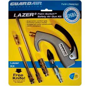 Guardair LZR6007KIT Lazer Palm Switch Safety Air Gun Kit (Pkg.) LZR6007KIT