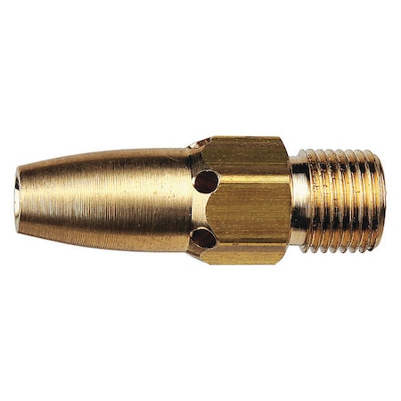 Air Gun Nozzle, 1/8 in, NPS, Brass MPN:74HNB