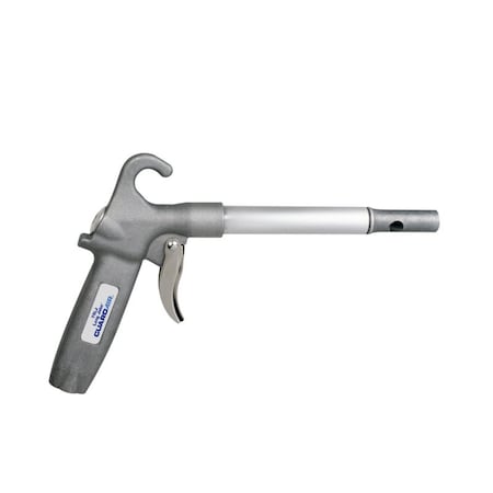 Long John Safety Air Blow Gun, 6 in Extension, Aluminum, Venturi Nozzle, Pistol Grip, 1/4 in FNPT MPN:75LJ006AA