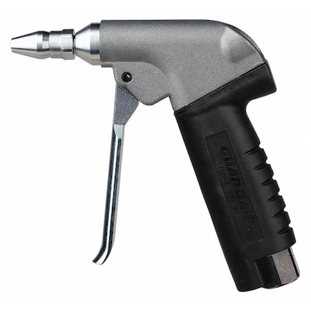AirGun, 3/8in, FNPT, Zinc, Silver;Black MPN:U74HT25